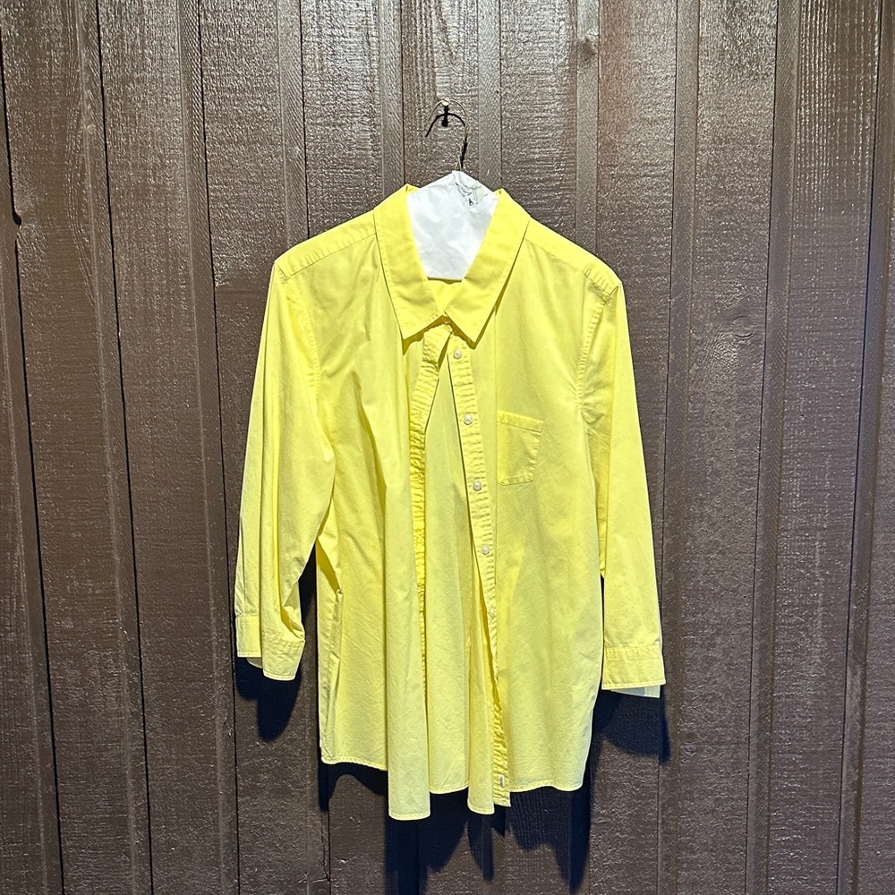Old Navy Yellow Button Down Shirt